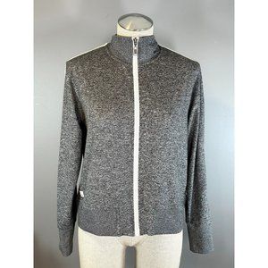 Vuori Gray Full-Zip Sweatshirt